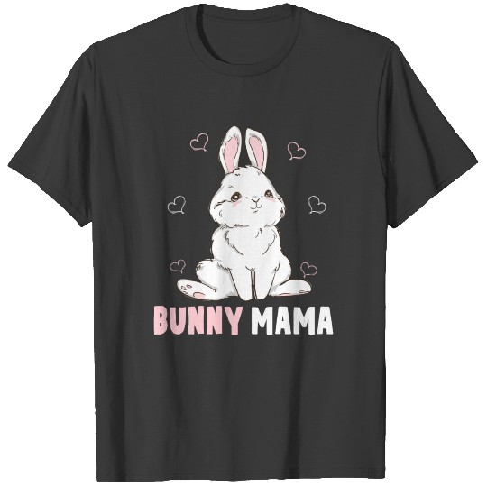 Bunny Mama Heart Easter Cute Bunny Mother T-shirt
