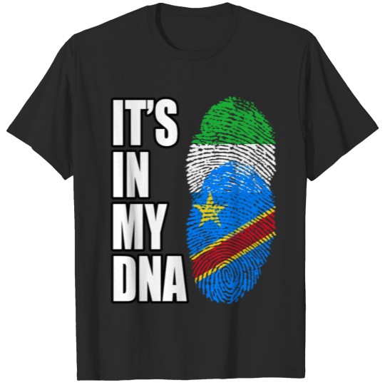 Discover Sierra Leonean And Congolese Vintage Heritage DNA T-shirt