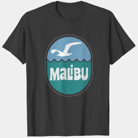 Malibu California Vintage Retro 1970s T Shirt T-shirt