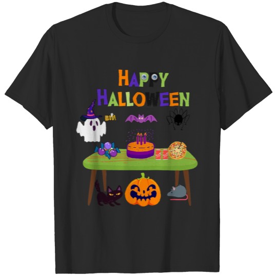 Discover happy halloween party fun scene T-shirt