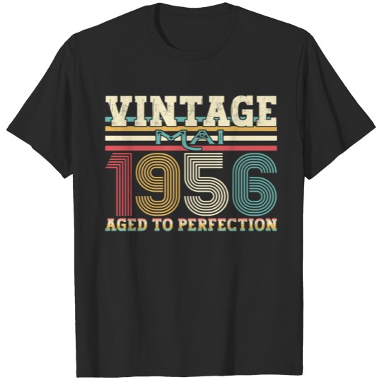 Discover Vintage Legendary Since May 1956 Bday Gift Men T-shirt