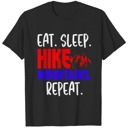 Discover eat sleep climb repeat T-shirt