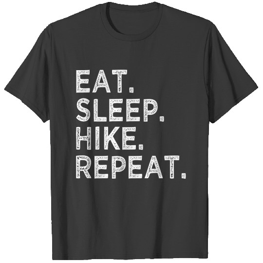 Discover Eat Sleep Hike Repeat - Hiking - Sport T-shirt