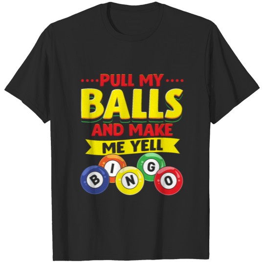 Discover Bingo Lover Cards Game Player Bingo Caller Gift T-shirt