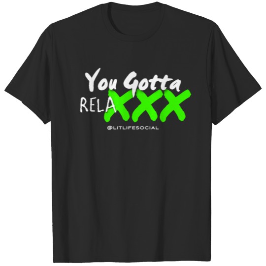 Discover Relax Lime Green Logo T-shirt