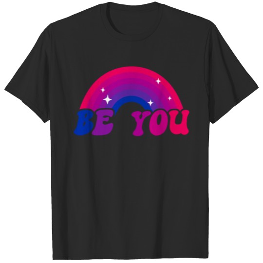 Discover Bisexual Bi Pride Flag Rainbow Be T-shirt