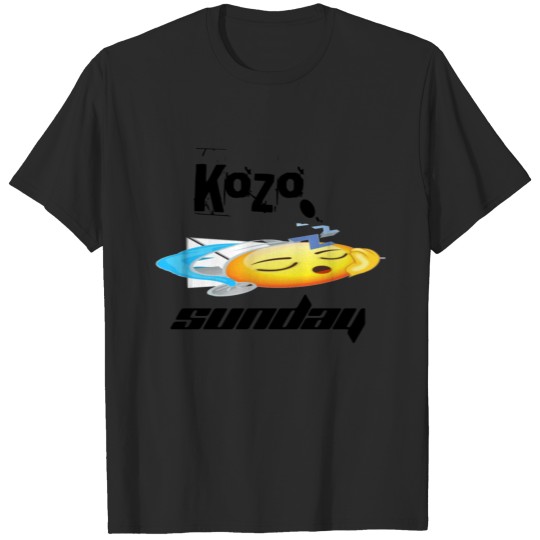 Discover Sunday sleep. Kozo sleep on sunday.Funny beautiful T-shirt