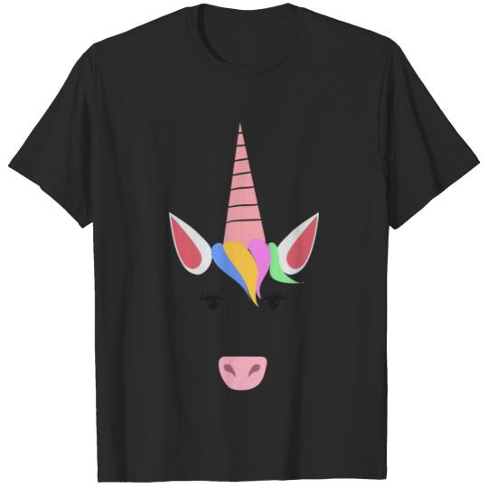 Unicorn Face T-shirt