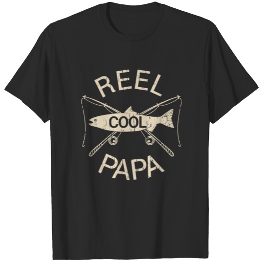 Discover Reel Cool Papa - Krem T-shirt
