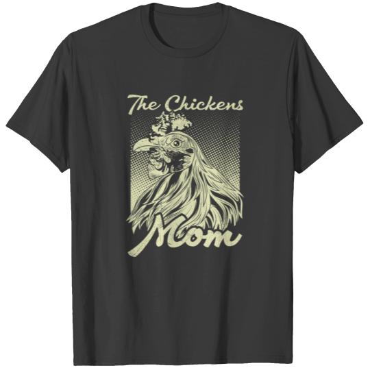 The chickens mom Women chicken T-shirt
