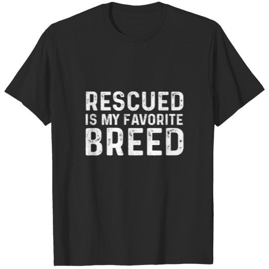 Discover My Favorite Breed Shelter Dog T-shirt