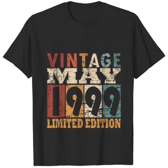 Discover 1999 vintage born in May gift T-shirt
