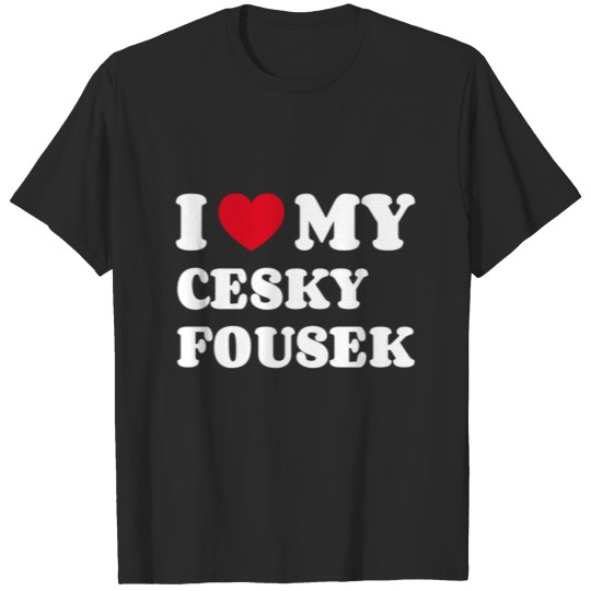 Discover I Love My Cesky Fousek T-shirt