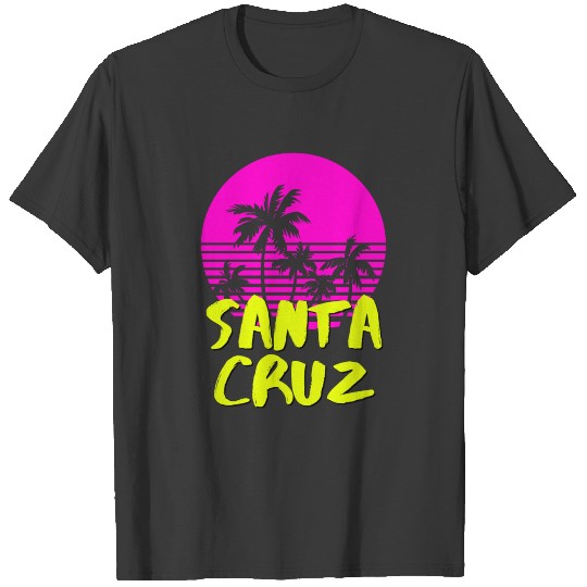 Santa Cruz California Vintage Retro Sunset T-shirt