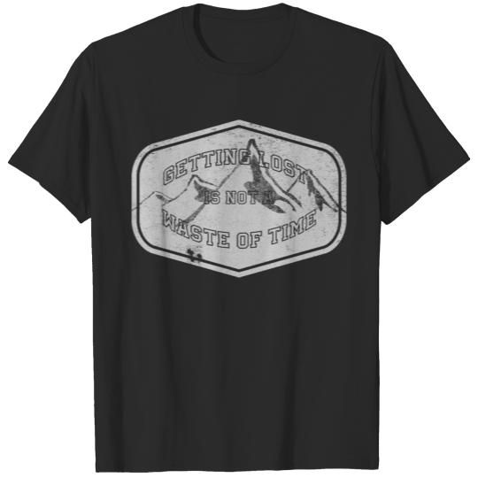 Discover Getting Lost Trail Running Marathon and Hiking T-shirt
