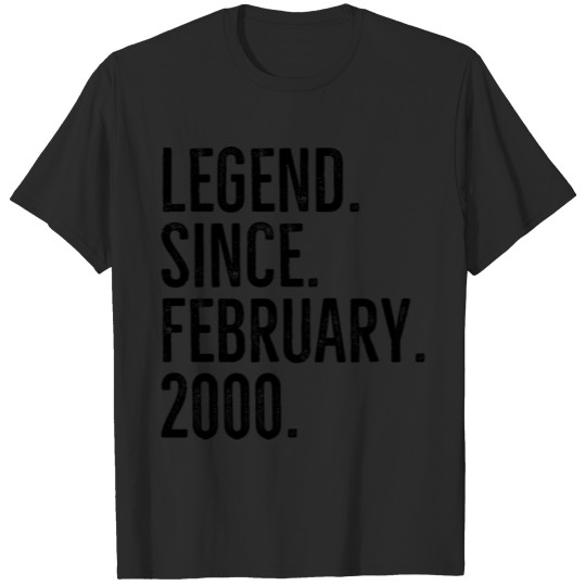 Discover Legend Since February 2000 T-shirt