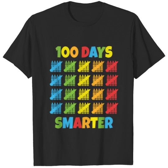 100 Days Smarter Teacher Educator School Class Tea T-shirt
