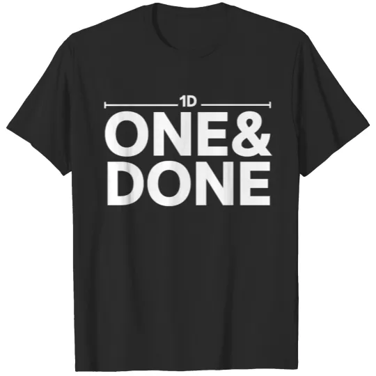 Discover 1D ONE & DONE (in white letters) T-shirt