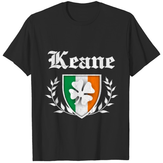 Keane Family Shamrock Crest Vintage T Shirt T-shirt