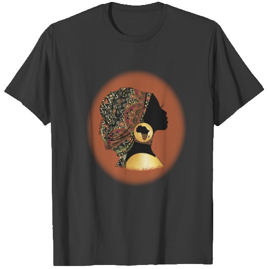 FEARLESS BLACK WOMAN - RUST T-shirt