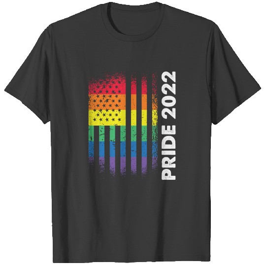 Love America Flag USA Gay Pride LGBT Pride 2022 T-shirt