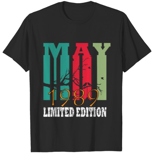 Discover 1989 vintage born in May gift T-shirt