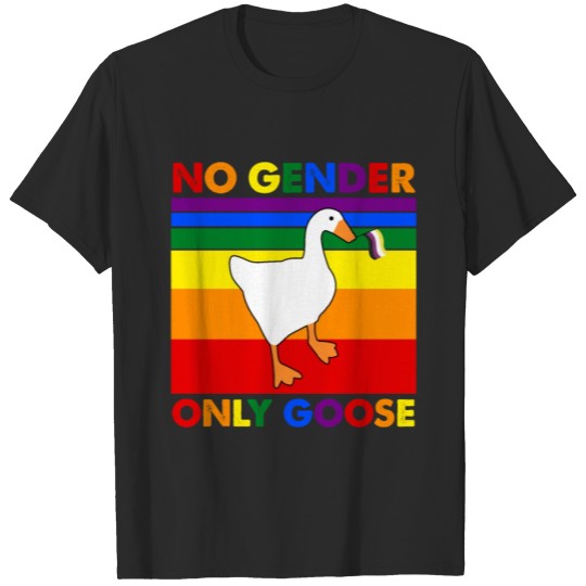 Discover No Gender Only Goose LGBT Pride T-shirt