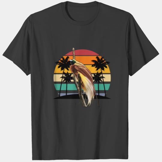 Red bird-of-paradise bird of paradise T-shirt