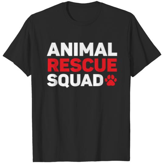 Discover Animal Rescue Squad Animal Rights Animal Rescue T-shirt