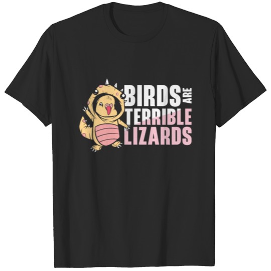 Discover Bird Lizard Wildlife Bird Fan Birding Birdwatching T-shirt
