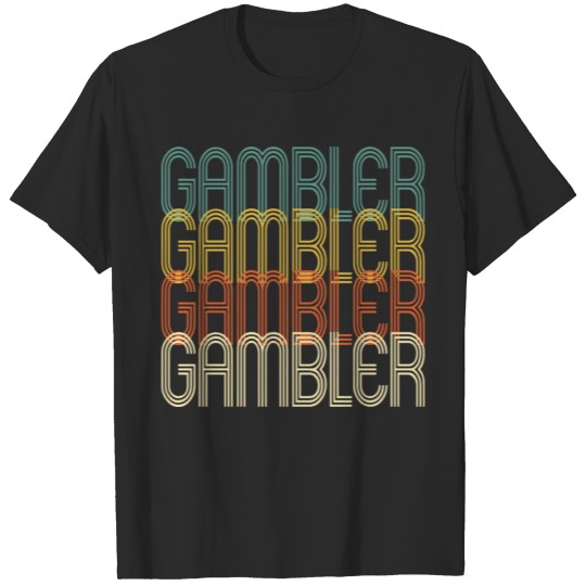Retro Vintage Gambler T-shirt
