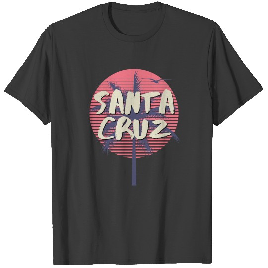 Santa Cruz California Vintage Retro Sunset T-shirt