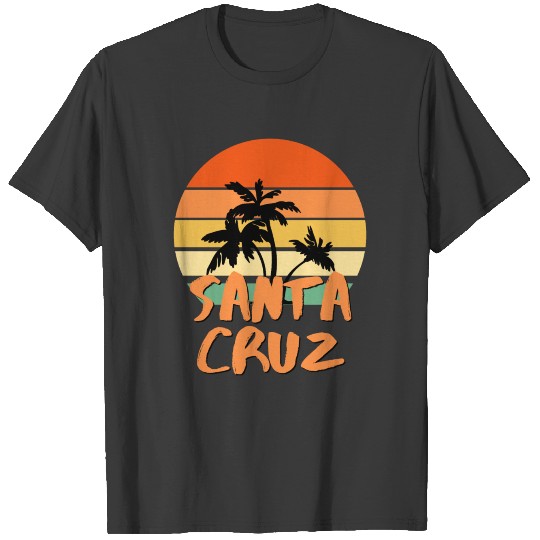 Santa Cruz California Vintage Retro Sunset T-shirt