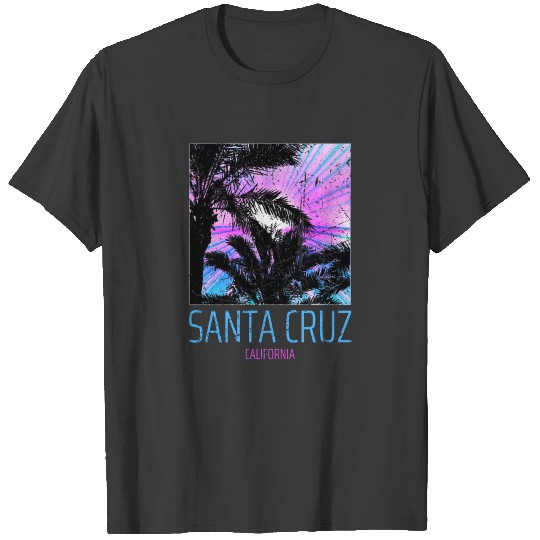 Santa Cruz California Vintage Retro Sunset T-shirt