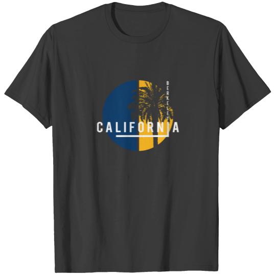 Berkeley California Stylish Palm Tree Cal Student T-shirt