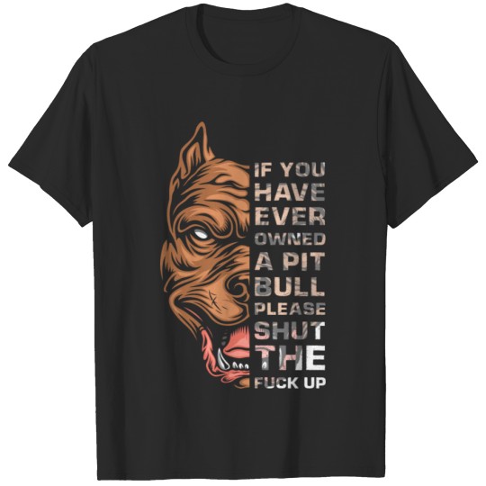 Discover Pitbull dog T-shirt