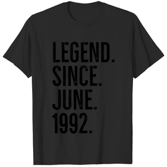 Discover Legend Since June 1992 T-shirt