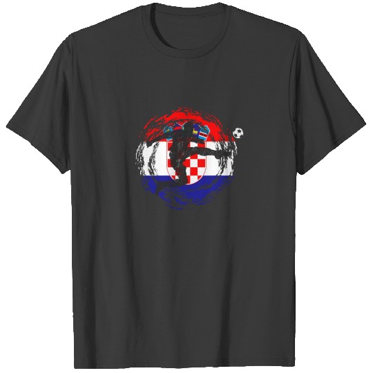 Discover Hrvatska Nogomet Croatia Football T-shirt