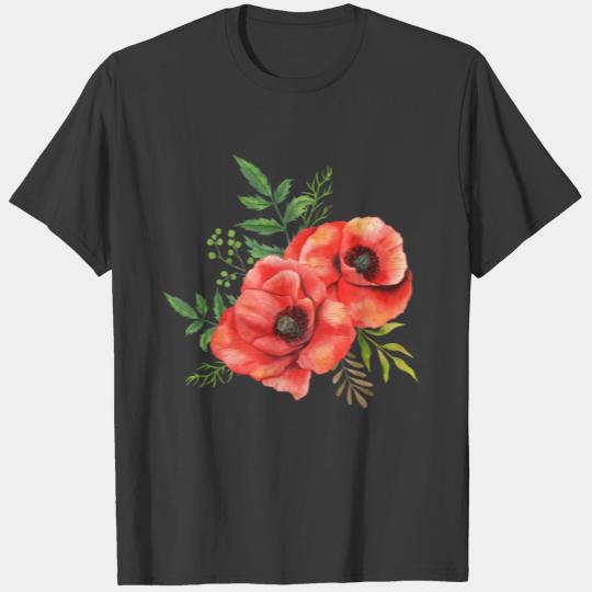 RED POPPIES MEMORIAL DAY REMEMBRANCE BRAVE SOLDIER T-shirt