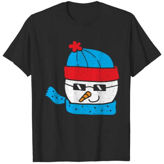 Snowman Face - Christmas T-shirt