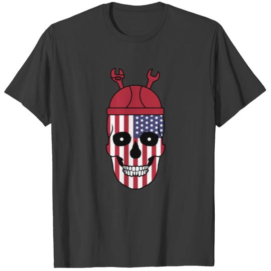 Discover American Skull Labour Day T-shirt