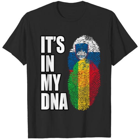 Discover Slovenian And Malian Vintage Heritage DNA Flag T-shirt