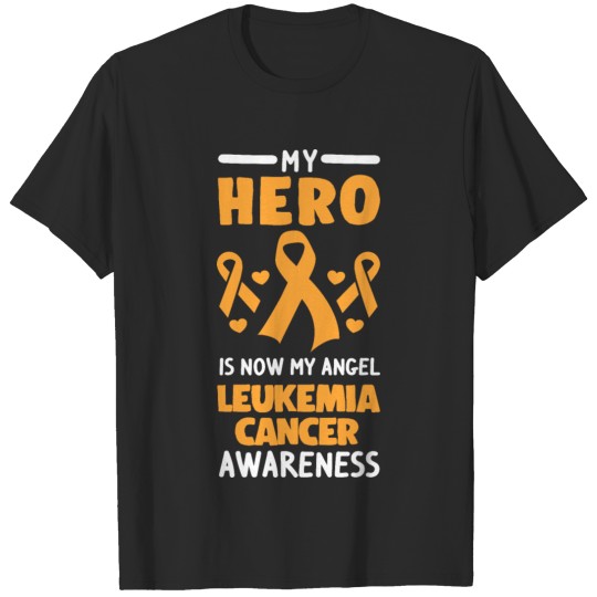 Discover Raise Leukemia Cancer Awareness Orange Ribbon T-shirt