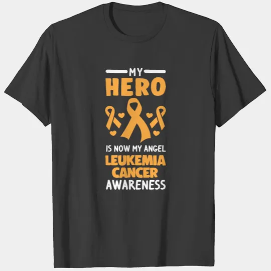 Raise Leukemia Cancer Awareness Orange Ribbon T-shirt