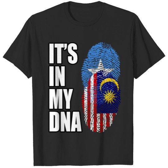 Discover Somali And Malaysian Vintage Heritage DNA Flag T-shirt