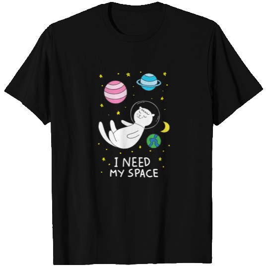 Cat Space Cat I Need Space T-shirt