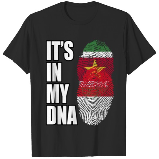 Discover Surinamese And Indonesian Vintage Heritage DNA Fla T-shirt