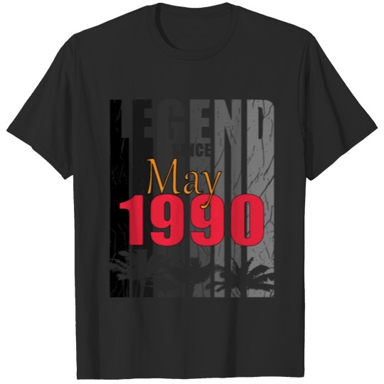 Discover May 1990 Vintage Birthday gift T-shirt