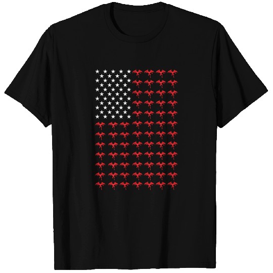 Mothman Cryptid 4th of July T-shirt