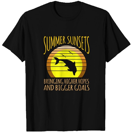 Summer Sunsets Dolphin Gift T-shirt